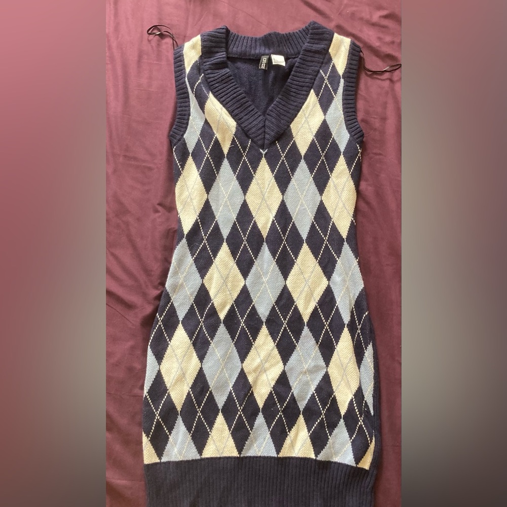 Preppy sweater dress